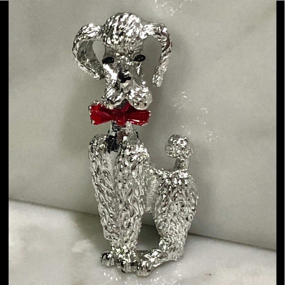 Standard Poodle Pin Brooch